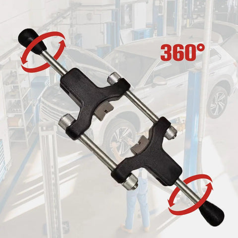 Heavy Duty Thread Corrector Repair Tool Kit With Integrated Half Shaft Sleeve Adjustable 30-110mm For Quick Bolt Fixes And Snug Car Auto Engine Fixes, 360° view