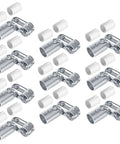 Pivot Tee Pipe Fittings Connector T Adjustable Clamp For 3/4 Inch EMT Conduit With PE Adapter Shims 10 Sets Includes Bolts Nuts