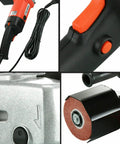 Close-up of handles and metal body of Beast 1400W Burnishing And Polishing Tool With Dual Handheld Handles 3000 RPM High Speed Sander.
