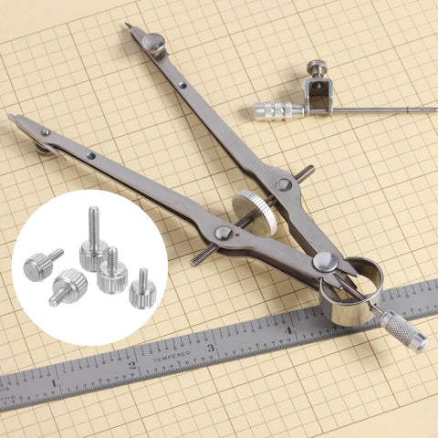 8 Pcs M2 By 8mm Vernier Caliper Screws Pro Grade Stainless Steel Flat Head Knurled Thumb Screws for tool adjustments.