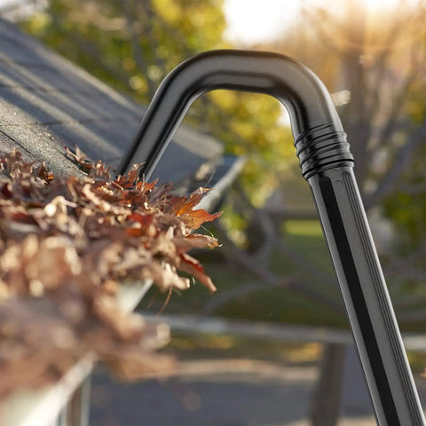 Universal Gutter Cleaning Attachment For Leaf Blowers Clean Gutters From The Ground No Ladders Needed Reaches About Eleven Feet