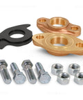 All In One Bronze Water Meter Hardware Kit With 1 1/2 Inch FIP Connection Includes 2 Flanges 2 Gaskets 4 Nuts 4 Bolts Lead Free