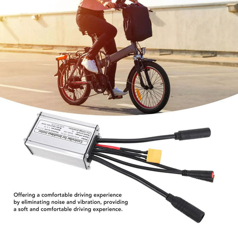 Waterproof Sine Wave Motor Controller for Electric Bicycles and Scooters 36V 48V 250W 350W Six MOSFET Power Module for Smooth Throttle and Reliable Weatherproof Performance on Any Ride