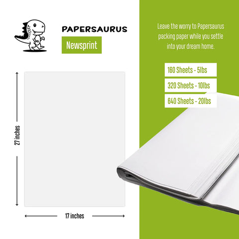 Quality Newsprint Packing Paper Sheets For Moving And Shipping Includes 320 Versatile Wrapping Sheets Measuring 17 By 27 Inches With 10 Pounds Of Legit Sturdy Protective Supplies For Your Smooth Sailing Move Must Haves.