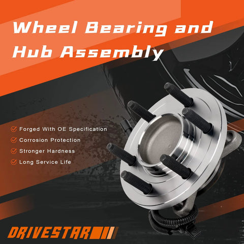Front Wheel Bearing And Hub Assembly For 2011 2014 Lincoln Navigation Ford F 150 And Expedition 6 Lug Front Left And Right
