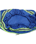 Must-Have Waterproof E-Bike Rear Seat Cover With Big 43cm Polyester Storage Bag For Battery Protection Against Rain Dirt And Dust Keeps Gear Safe On Rides, blue top view
