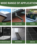 Wide range of application for Tough As Nails Roof Waterproof Sealant And Liquid Rubber Membrane for roofs, gutters, ponds, and more.