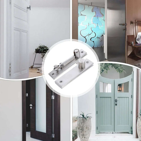 Heavy Duty Hidden Pivot Door Hinge Adjustable Rotation Hinge For Wood Doors Built To Last Concealed Hardware Brushed Finish