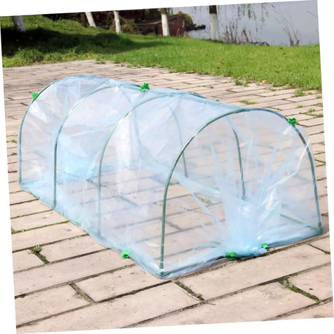 Flower Greenhouse Plant Cover With Bracket For Outdoor Garden Use Weatherproof Plastic Mini Greenhouse For Vegetables And Flowers Portable Shelter With Clear See Through Design Rainproof And Durable Garden Protector