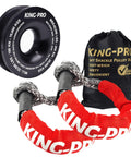 Recovery Ring And Soft Shackle Set For Off Road Recovery 35,000 Lbs Strength Snatch Ring 45,000 Lbs 2 Pieces UHMWPE Rope