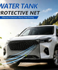 Tough As Nails Front Grille Mesh Shield For Tesla Cybertruck 2025 2026 Plus Killer Radiator Bug Guard protecting vehicle grille from debris
