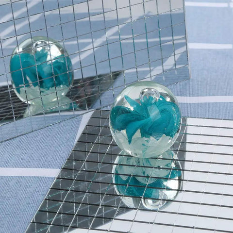 Self Adhesive Mirror Mosaic Sheets Pack With 9440 Pieces Of 5x5 Mm Silver Square Glass Tiles For DIY Crafts And Home Decor reflection