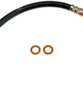 Front Passenger Side Hydraulic Brake Hose Replacement for Select Cadillac, Chevrolet and GMC Models with fittings visible