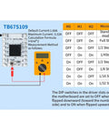 TB67S109 driver setup for 32Bit CNC Engraving Machine Control Board Kit With GRBL 4 Axes S3 Processor WiFi LAN for DC12V and 24V 10A