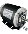 Front view of 1/3HP 115V Blower Motor 1725RPM 48 Frame 60Hz Includes 7.5uF 370V Capacitor Replaces Packard 45013 Ao Smith