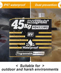 Waterproof RC Servo With Brushless Motor And Metal Gear, Beefy 45kg Torque, Aluminum Case for RC vehicles, shown in rugged design