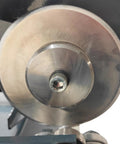 Heavy Duty Pneumatic Pipe Cutter For 0.78 To 3.94 Inch Round And Square Metal Tubes 220V close-up of cutting wheel detail.