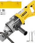 VEVOR 900W Electric Rebar Cutter Portable Hydraulic Cutting Machine 110V with tools and accessories for concrete cutting.