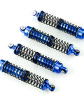 4 Piece Aluminum RC Shocks Kit For 1 To 18 Traxxas LaTrax Teton Desert Prerunner Front And Rear Oil Filled Big Bore Dampers