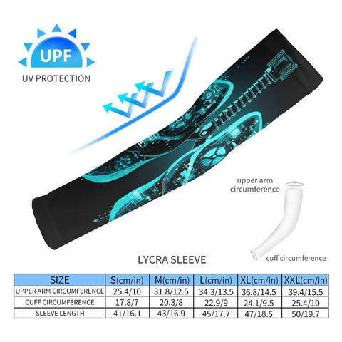 Keep Your Pipes Cool With These UV Blocking Cooling Arm Sleeves Sized For Road Trips And Outdoor Workouts Featuring Super Breathable Mesh And A Snug Stretch Fit Across Five Sizes To Beat The Summer Blaze On Long Drives Or At The Park