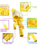 Diagram of 2 Sets Paint Edger Kit With Handheld Clean Cut Edger Roller Brush featuring labeled parts and functions.
