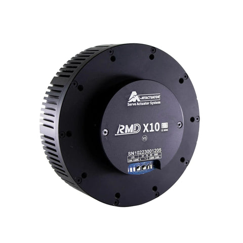 Top Tier Brushless Dc Servo Motor With Dual Encoders And Mcx500 Driver, compact design with rugged aluminum housing for robotics.