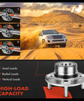 Rear Wheel Bearing And Hub Assembly For Hyundai Elantra 2001 To 2006 And Kia Spectra 2005 To 2009 Spectra5 2005 To 2009 Non ABS 4 Lug