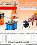 Beast 11.6KW Induction Battery Welder for Lithium Packs with foot pedal control and automatic induction welding mode