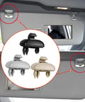 Audi 2 Pack Sun Visor Clips Replacement Upgraded Car Visor Holder Hook Compatible With A1 A3 A4 A5 A6 Q3 Q5 TT S3 S4 S5 ABS Construction Interior Sunscreen Holder in use