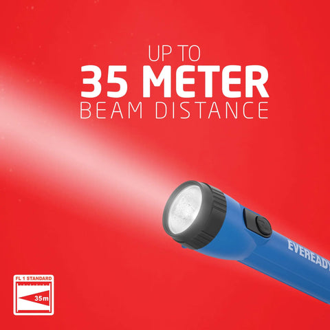 Eight Pack LED Flashlights With Batteries Included Long Runtime Up To 30 Hours Handheld Emergency Lights shining up to 35 meters