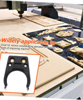Automatic Tool Changer Holding Clip For Woodworking And CNC Engraving Claw Clamp Durable Plastic Tool Holder, black, CNC router use