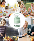 Portable Handheld Electric Citrus Juicer, Automatic Lemon And Orange Press With Ergonomic Non-Slip Grip For Quick One-Handed Fresh Juice Making On The Go Home Kitchen Or Travel.