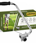 Ergonomic Weed Eater Handle Grip For Trimmers With Adjustable Position And Bracket Clamp Upgrade Easy Install Silver