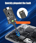 Coil Tester For Circuit Boards Inductance Tester For Motherboards Portable Battery Sensor Tester Tool Kit in use on open device