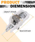Dimensions of Ignition Switch Actuator Pin Kit Replacement for Jeep Wrangler 1997 2006 Liberty 2002 2007 Grand Cherokee 1999 2004 Dodge Neon and Chrysler PT
