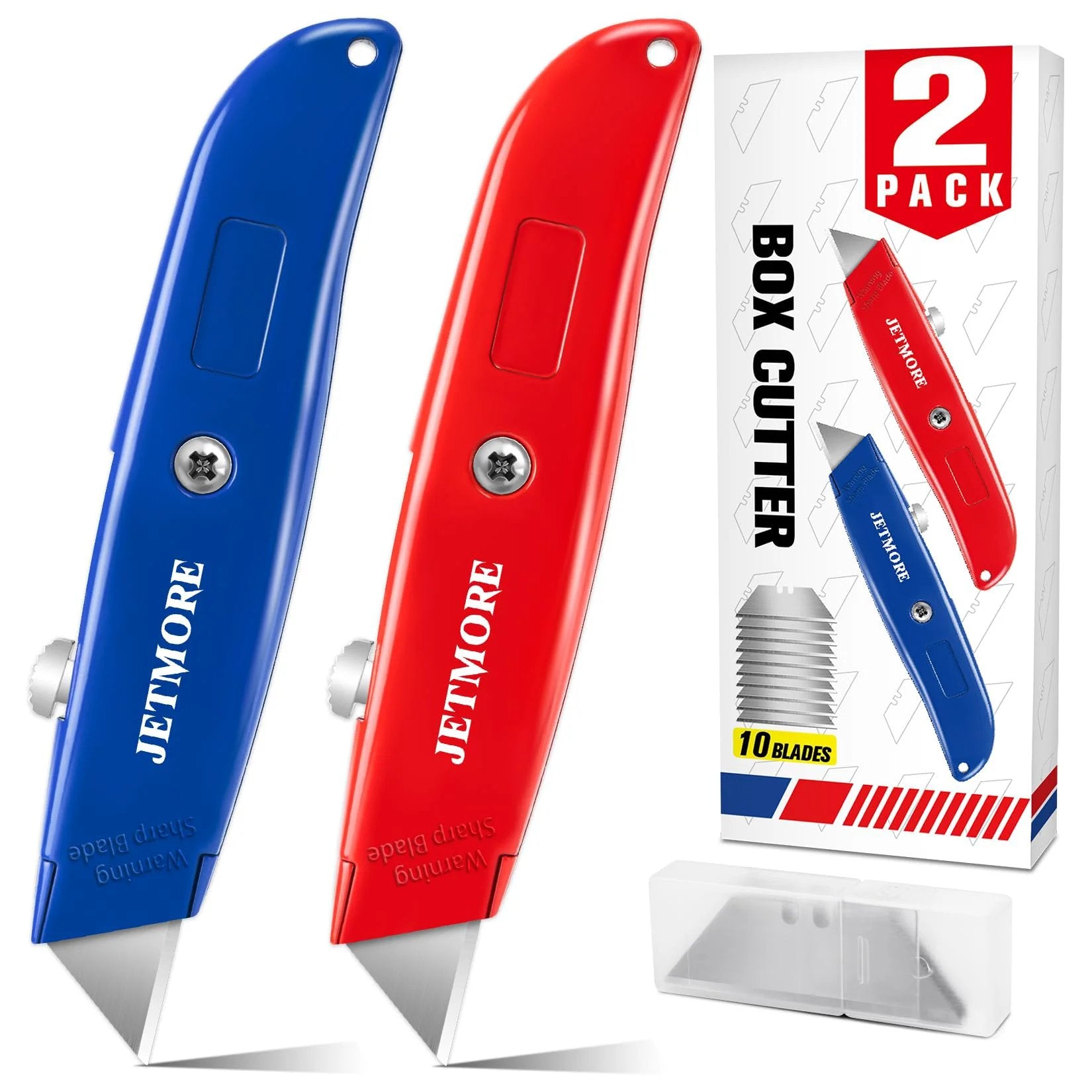 Heavy Duty Retractable Box Cutter Set For Home Use