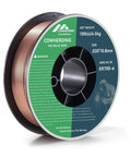 Solid MIG Welding Wire ER70S6 0.030 Inch 10 Pound Spool For Mild Steel With CO2 Shielding Arc Stable MIG Wire For DIYers And Pros