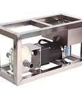 Honey Transfer Pump With 10 L Per Minute Flow No Fuss Viscous Liquid Paste Pump Stainless Steel 90W Pure Copper Motor 3 M Suction 5 M Lift Stepless Speed Control From 60 To 100 Percent Ideal For Honey Syrup Oils, stainless steel pump with motor and suction port