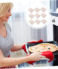 Ten Pieces Cuttable Mica Plates For Microwave Oven Heat Resistant Insulation And Cover Sheets used while baking in home kitchen