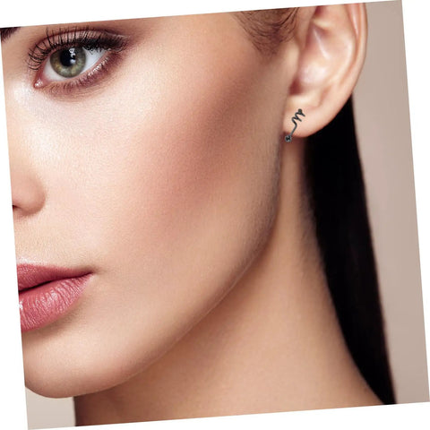 Six Piece Stainless Steel Barbell Earring Set For Women Featuring Bold Double Piercing Design With Chill All Day Wear And Legit Durable Build Made To Slay Every Look While Keeping That Fresh Daily Vibe You Really Want