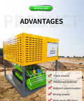 Industrial Sludge Removal Robot For Tanks Drainage Channels Pipelines And Waterways Remote Controlled Dredging And Cleaning Machine