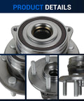 Front Wheel Hub Bearing Assembly 513324 Fits 2011 2019 Jeep Grand Cherokee And 2011 2020 Dodge Durango 5 Lug Pattern Front Axle Replacement 2 Pack