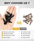 Quarter Inch Hex Washer Head Self Drilling Screws 25 Pcs Industrial Grade 8 8 Heat Treated Carbon Steel Zinc Plated Self Tapping Fasteners versus others comparison