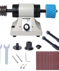 Pro-Level Leather Burnisher Machine For Killer Edges, High-Speed Edge Polisher And Grinder Tool at 8000RPM, with attachments.