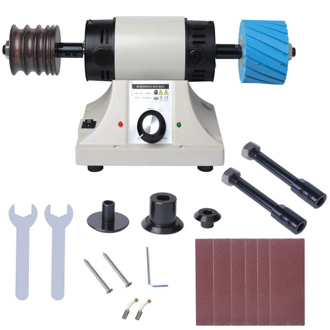 Pro-Level Leather Burnisher Machine For Killer Edges, High-Speed Edge Polisher And Grinder Tool at 8000RPM, with attachments.