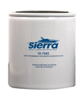 10 Micron Fuel Water Separator Filter For Mercury MerCruiser And Yamaha Outboards, Sierra 18-7945, white cylindrical design