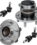 Rear Wheel Bearing Hubs Kit For Mazda 3 And Mazda 5 With 4 Wheel ABS Ready To Roll Compatible With 2004 2013 Mazda 3 2009 2013