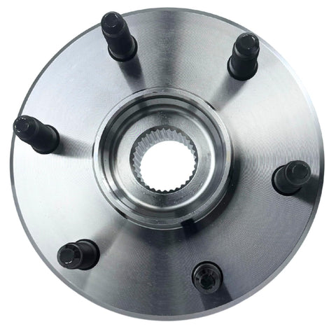 Top view of Pair Front Wheel Bearing And Hub Assembly For GM Trucks And SUVs Fits 1999 2007 Cadillac Escalade Chevrolet 515036