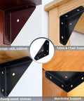 Pro Grade 2-9/16 Inch Corner Brace L Bracket Pack Of 20 Hella Sturdy Right Angle Braces for various furniture support