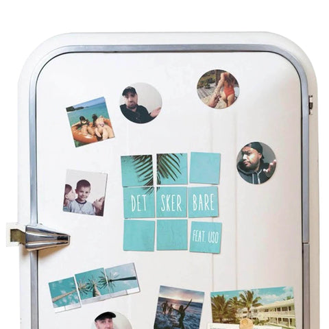 Refrigerator with Adhesive Magnetic Sheets 4x6 Inches, 10 Pack With Strong Adhesive Backing For Photos, Crafts, And Office Projects.